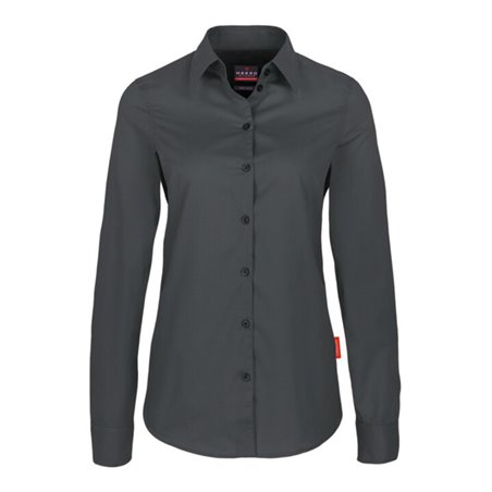 Hakro Damen Bluse Performance, anthrazit, Unisex-Größe: 2XL