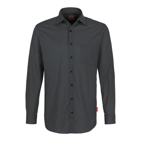Hakro Herren Hemd Performance, anthrazit, Unisex-Größe: XL