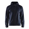 Blakläder Kapuzen-Sweatshirt, dunkel marineblau / schwarz, Unisex-Größe: L