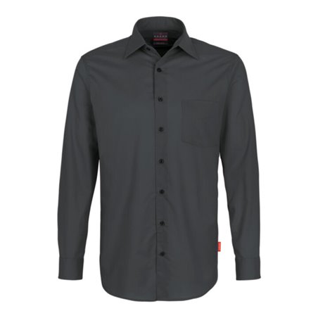 Hakro Herren Hemd Performance, anthrazit, Unisex-Größe: L