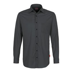 Hakro Herren Hemd Performance, anthrazit, Unisex-Größe: M