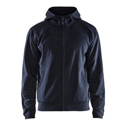 Blakläder Kapuzen-Sweatshirt, dunkel marineblau / schwarz, Unisex-Größe: 2XL