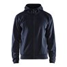 Blakläder Kapuzen-Sweatshirt, dunkel marineblau / schwarz, Unisex-Größe: XL