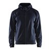 Blakläder Kapuzen-Sweatshirt, dunkel marineblau / schwarz, Unisex-Größe: M