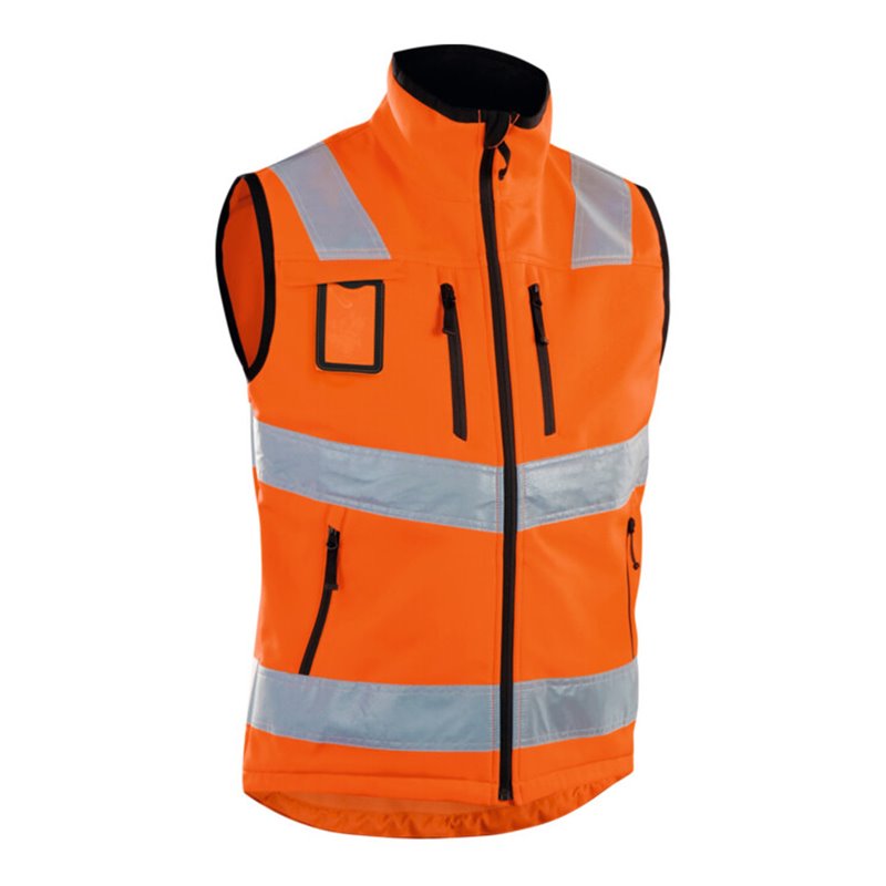 Blakläder Warnschutz-Softshell-Weste, orange, Unisex-Größe: M
