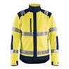 Blakläder Warnschutz-Fleecejacke, gelb / marineblau, Unisex-Größe: 2XL