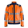 Blakläder Warnschutz-Fleecejacke, orange / marineblau, Unisex-Größe: L