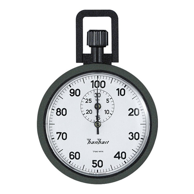 Hanhart Kronenstoppuhr Kunststoffgehäuse, Typ: 1/100