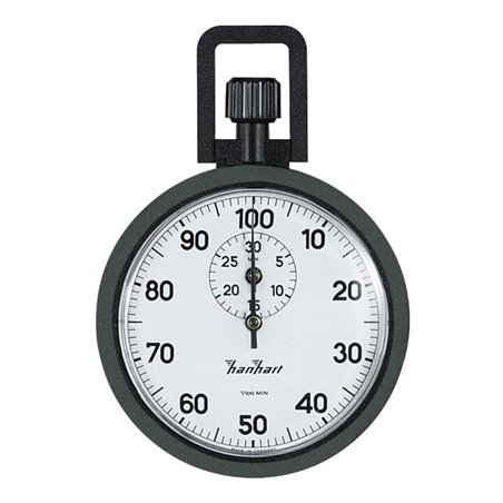 Hanhart Kronenstoppuhr Kunststoffgehäuse, Typ: 1/100