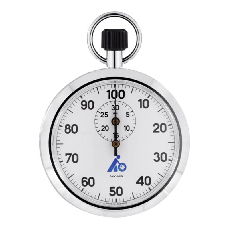 Hanhart Kronenstoppuhr Metallgehäuse, Typ: 1/100