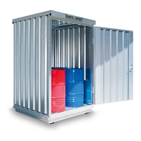 Säbu SAFE Tank 200 gem. WGK- Klassen verzinkt, montiert lackiert in RAL-Farbton