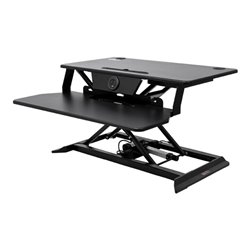 STIER Stehschreibtisch Konverter mit elektrischer Höhenverstellung 