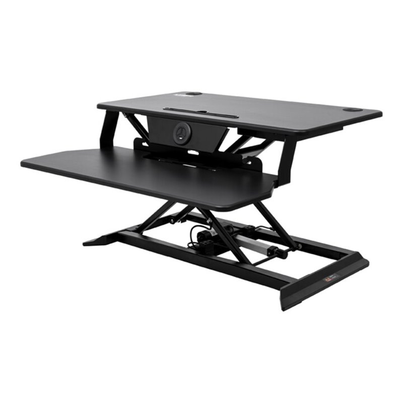 STIER Stehschreibtisch Konverter mit elektrischer Höhenverstellung 