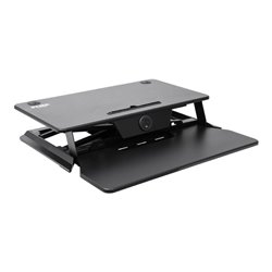 STIER Stehschreibtisch Konverter mit elektrischer Höhenverstellung 