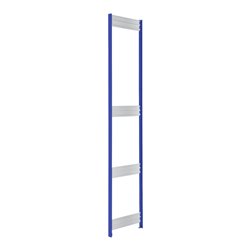 Bito Stützrahmen FBR Set Stützenverbinder unmontiert PA-Niet Enzianblau (RAL 5010)