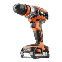 AEG Akku-Kompakt-Schlagbohrschrauber BSB18C2X LI-202C Pro 18V inkl. 2x 2,0 Ah Akku und Ladegerät in Transportkoffer