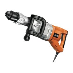 AEG 1600 W Meißelhammer PM 10 E, SDS-Max, Schlagenergie 7,5 J, inkl. AVS-Stielhandgriff, 6m Netzkabel in Transportkoffer