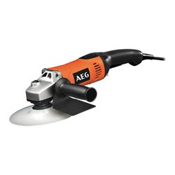 AEG 1200 W Schleifer SE 12-180, Scheibendurchmesser 180 mm, inkl. Zusatzhandgriff, Handschutz, Spannsatz, Schleifteller 180 mm, 