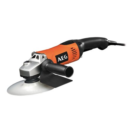 AEG 1200 W Schleifer SE 12-180, Scheibendurchmesser 180 mm, inkl. Zusatzhandgriff, Handschutz, Spannsatz, Schleifteller 180 mm, 