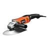 AEG 1200 W Schleifer SE 12-180, Scheibendurchmesser 180 mm, inkl. Zusatzhandgriff, Handschutz, Spannsatz, Schleifteller 180 mm, 