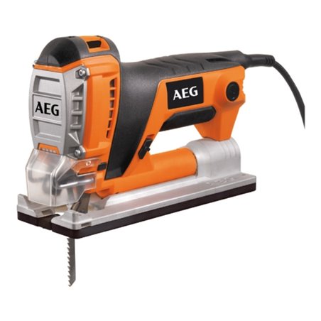 AEG 450 W Stichsäge PST 500 X, Hublänge 15 mm, inkl. Sägeblatt, Absaugadapter, 4m Netzkabel in Werkzeugtasche