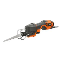 AEG Säbelsäge 400 W US 400 XE, Hublänge 13 mm, FIXTEC-Sägeblattschnellwechselsystem, Universal-Sägeblattaufnahme, inkl. Sägeblät