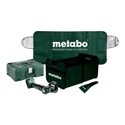 Metabo Akku-Winkelschleifer CC 18 LTX BL + Auto Winterset Set