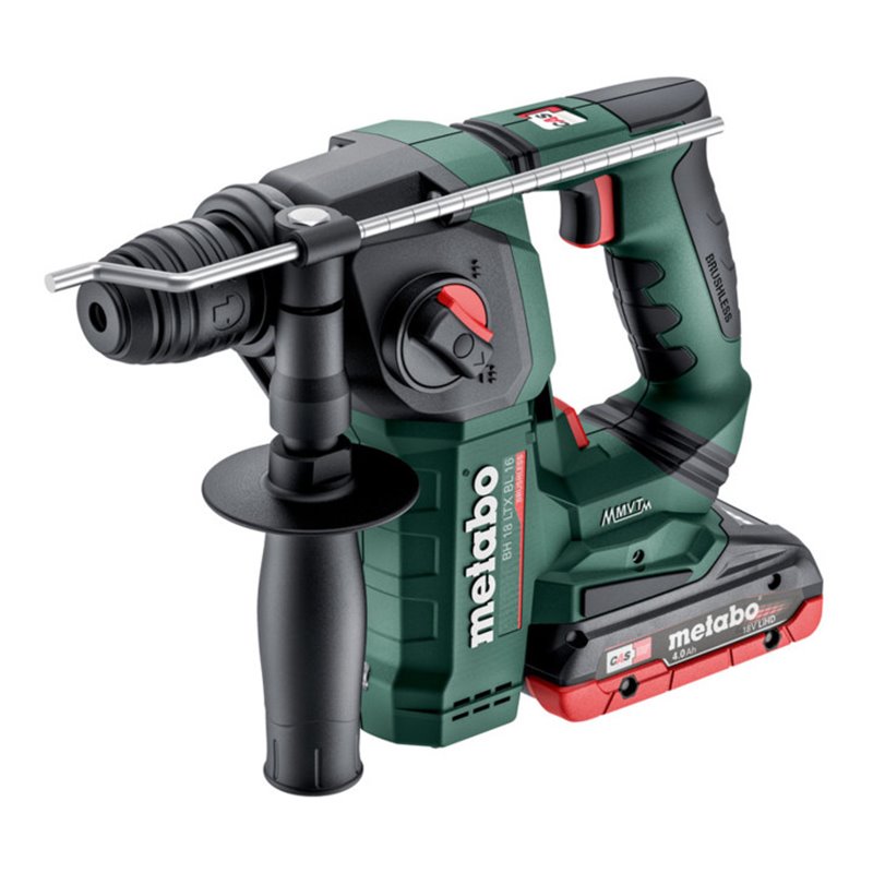 Metabo Akku-Bohrhammer BH 18 LTX BL 16 metaBOX 145 L 18V 2x4Ah LiHD + ASC 55