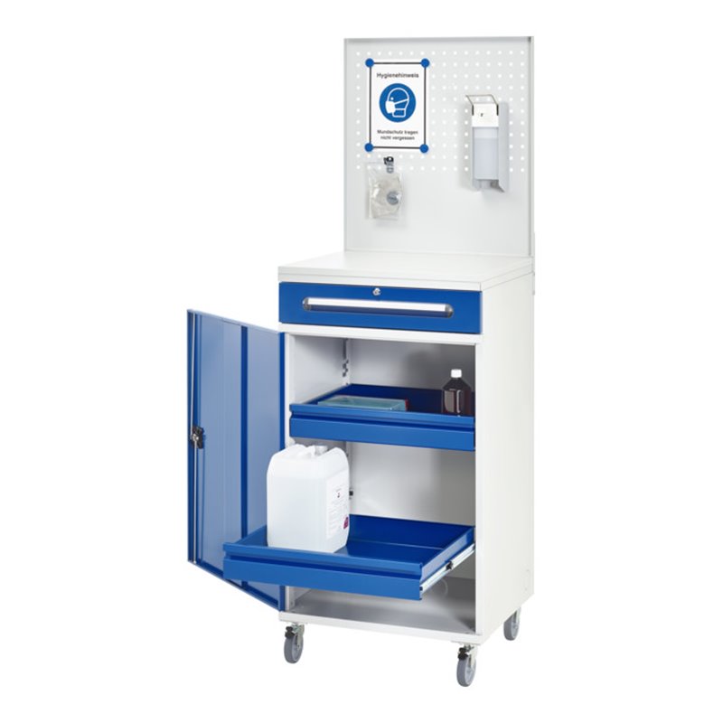 Rau Hygiene-Schrank Modell 1 fahrbar