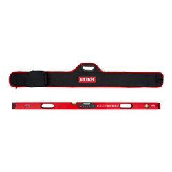 STIER Digitale Wasserwaage SDW-1200 LCD-Display ±0,2° 120 cm