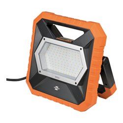 Brennenstuhl professionalLINE Mobiler LED Baustrahler X 8000 M, mit 5m Kabel, mit OSRAM LEDs, 8300 lm, IP54