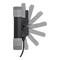 LED Baustrahler DINORA 8010 IP54 5m H07RN-F 3G1,5 8000lm mit Steckdose