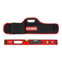 STIER Digitale Wasserwaage SDW-600 LCD-Display ±0,2° 60 cm