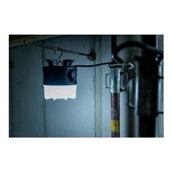 Brennenstuhl Mobiler 360° LED Baustrahler 30W, 3000 lm, 3m Kabel, spritzwassergeschützte Steckdose, IP54