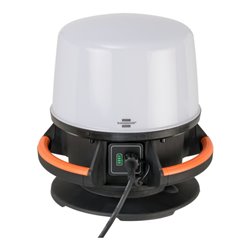 Brennenstuhl professionalLINE LED Arbeitsleuchte Hybrid 360° ORUM 4000 MH für außen, IP65, 50 W, 4500 lm, 5m Kabel