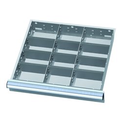 STIER Schubladenschrank mit 7 Schubladen inkl. Einteilungsset