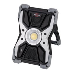 Akku LED Arbeitsstrahler RUFUS 3010 MA, 3000lm, IP65, mit Bluetooth® Lautsprecher