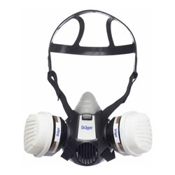 Dräger Chemiearbeiterset - Halbmaske X-plore 3300 M inkl. ABEK1 Hg P3 R D Filter