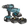 Makita Akku-Schlagbohrschrauber 18V mit 3 Akkus DHP482RF3J
