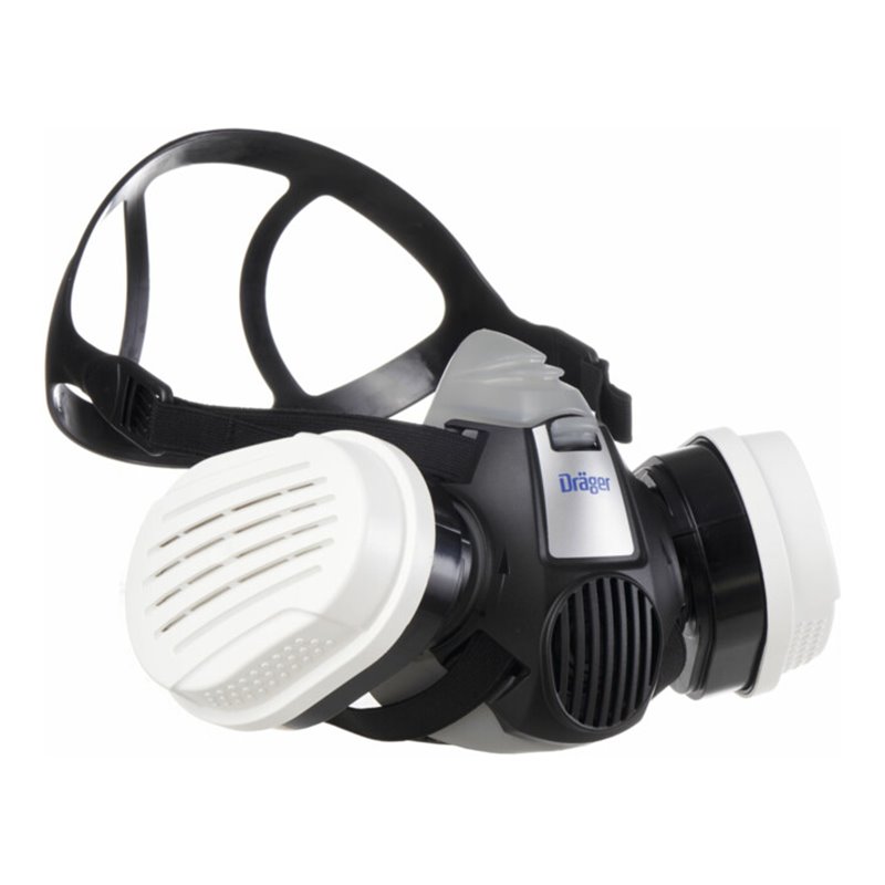 Dräger Chemiearbeiterset - Halbmaske X-plore 3300 L inkl. ABEK1 Hg P3 R D Filter