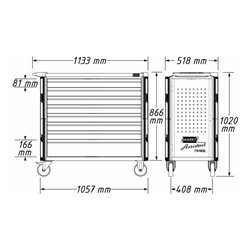 HAZET Werkstattwagen-Duo mit 341-teiligem Sortiment