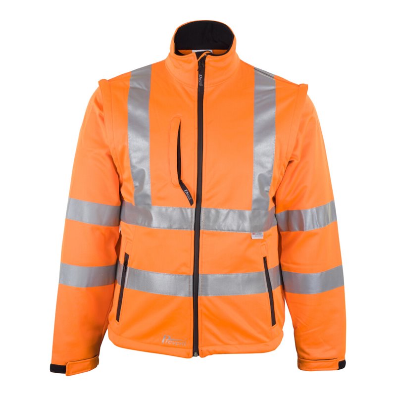 Asatex Softshell-Warnschutzjacke orange