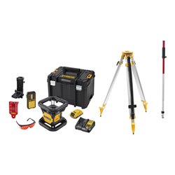 DEWALT DCK374D1R Set aus DCE074D1R-QW, Empfänger, Stativ, Laserdifferenzlatte