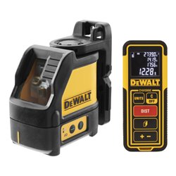 DEWALT DW0889CG-XJ Set aus DW088CG grün und Entfernungsmesser DW099E