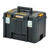 DEWALT TSTAK VI Tiefe Werkzeugbox mit herausnehmbarer Trage mit IP54 Schutz (44l Volumen)