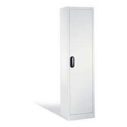 C+P Aktenschrank Acurado mit Drehtür, 5 Ordnerhöhen, H1950xB500xT400mm Front Reinweiß Korpus Reinweiß