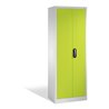 C+P Aktenschrank Acurado mit Drehtüren, 5 Ordnerhöhen, H1950xB700xT400mm Front Viridingrün Korpus Lichtgrau