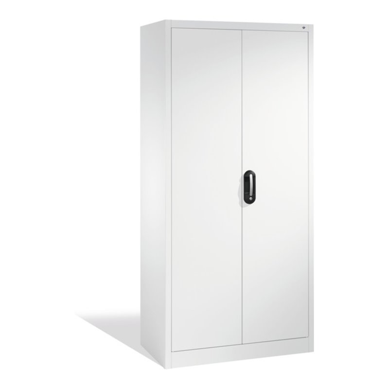 C+P Akten-Garderobenschrank Acurado mit Drehtüren, H1950xB930xT400mm Front Reinweiß Korpus Reinweiß