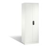 C+P Aktenschrank Acurado mit Drehtüren, 5 Ordnerhöhen, H1950xB700xT500mm Front Reinweiß Korpus Reinweiß