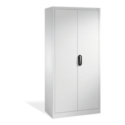 C+P Aktenschrank Acurado mit Drehtüren, innen 30 Gefache, H1950xB930xT400mm Front Lichtgrau Korpus Lichtgrau